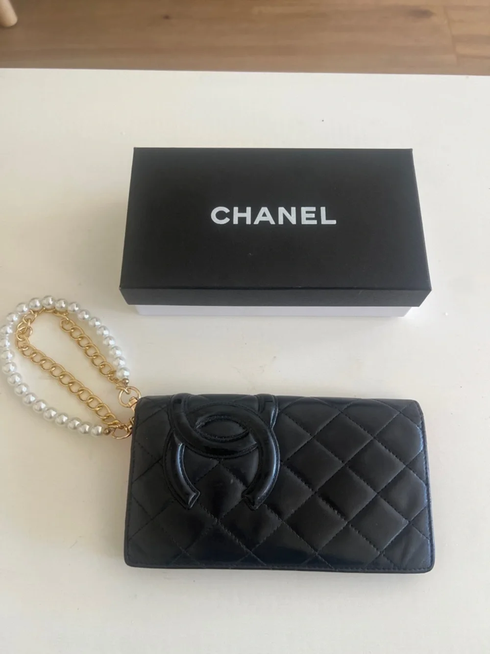 Chanel CAMBON Bifold wallet with Crossbody/Top Handle Chain